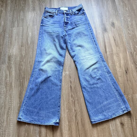 Mother The Tomcat Roller Jeans Womens 26 Blue/Pretty Is As Pretty Does - Picture 4 of 13